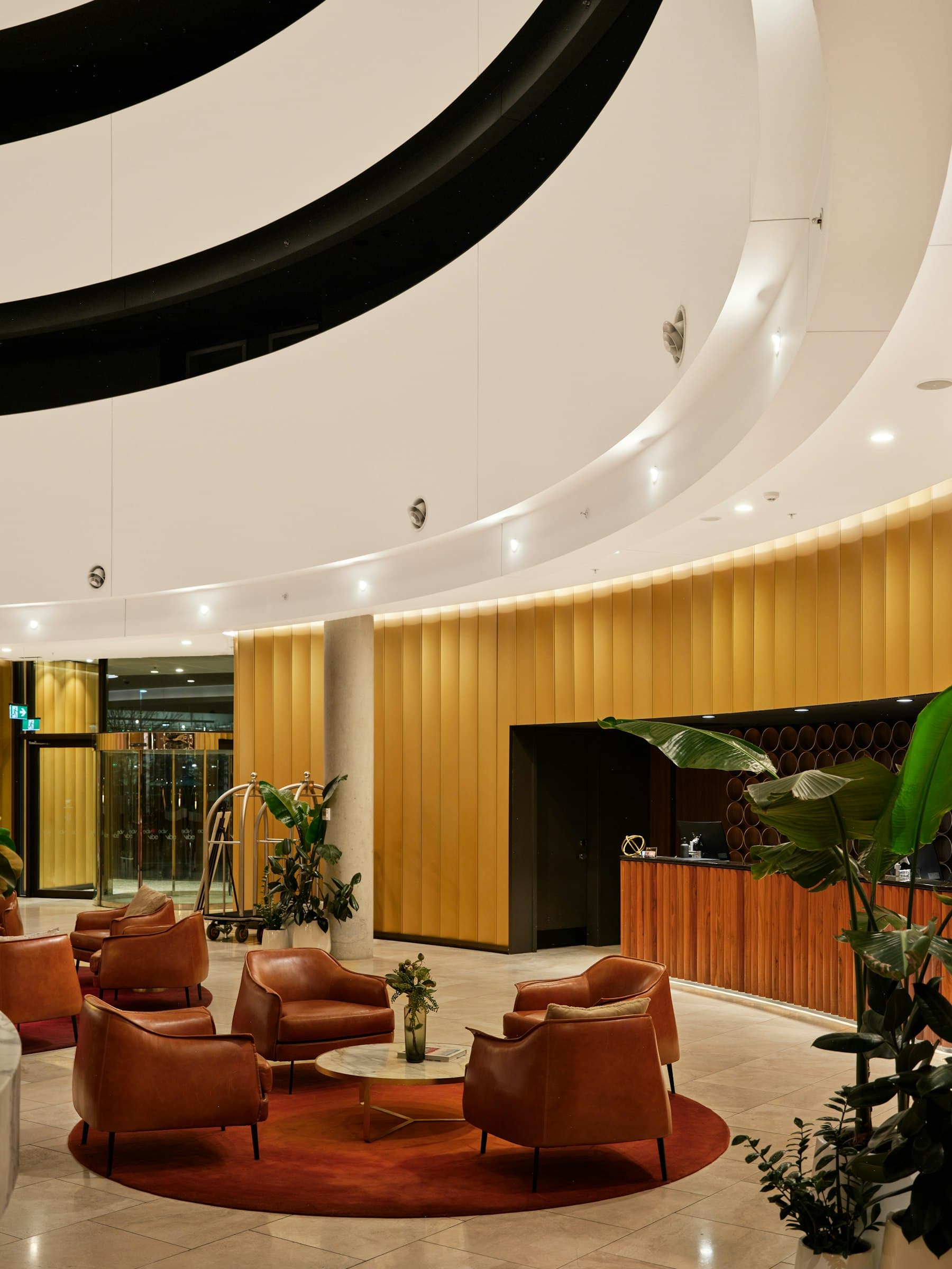 Contemporary premium hospitality interior.